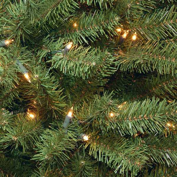The Holiday Aisle® 7.5' Lighted Artificial Spruce Christmas Tree